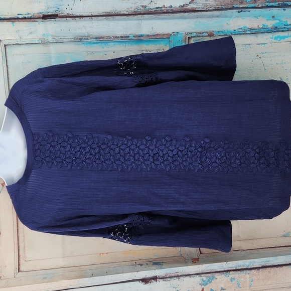 Soft Surroundings Traper Blouse - Picture 6 of 8